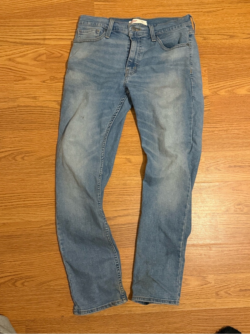 Levi's Men's Light Blue Slim Straight Jeans